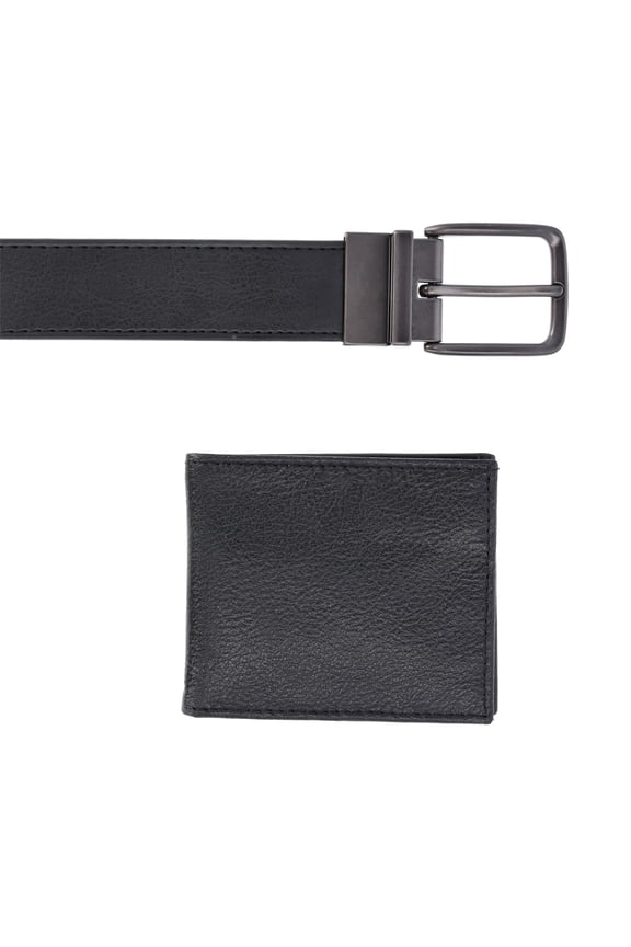 Bifold Wallet and Belt with Gift Box