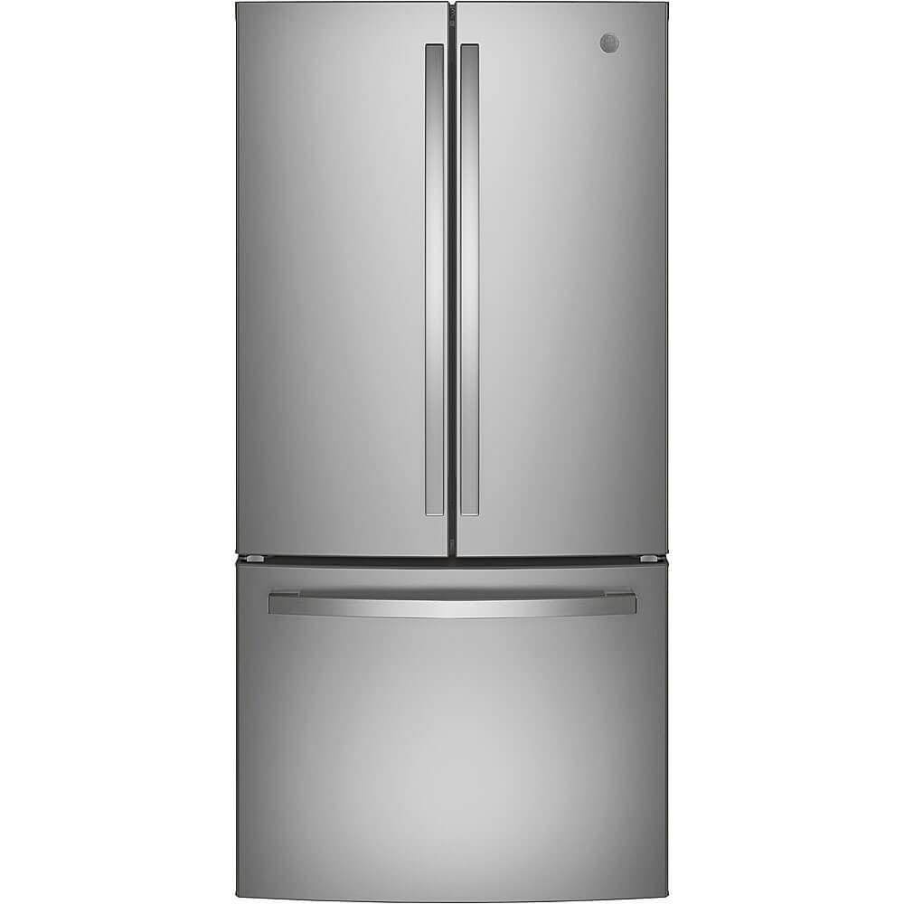 GE GNE25JYKFS 24.7 Cu. Ft. Stainless French Door Refrigerator - Walmart.com