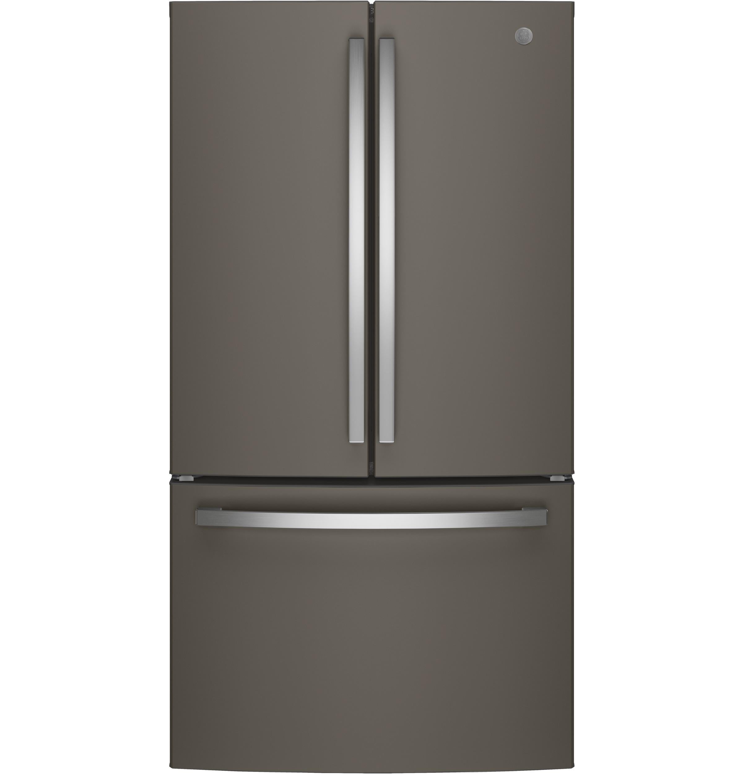 GE GNE27JMMES 36 French Door Refrigerator with 27 cu. ft. Total Capacity in Slate