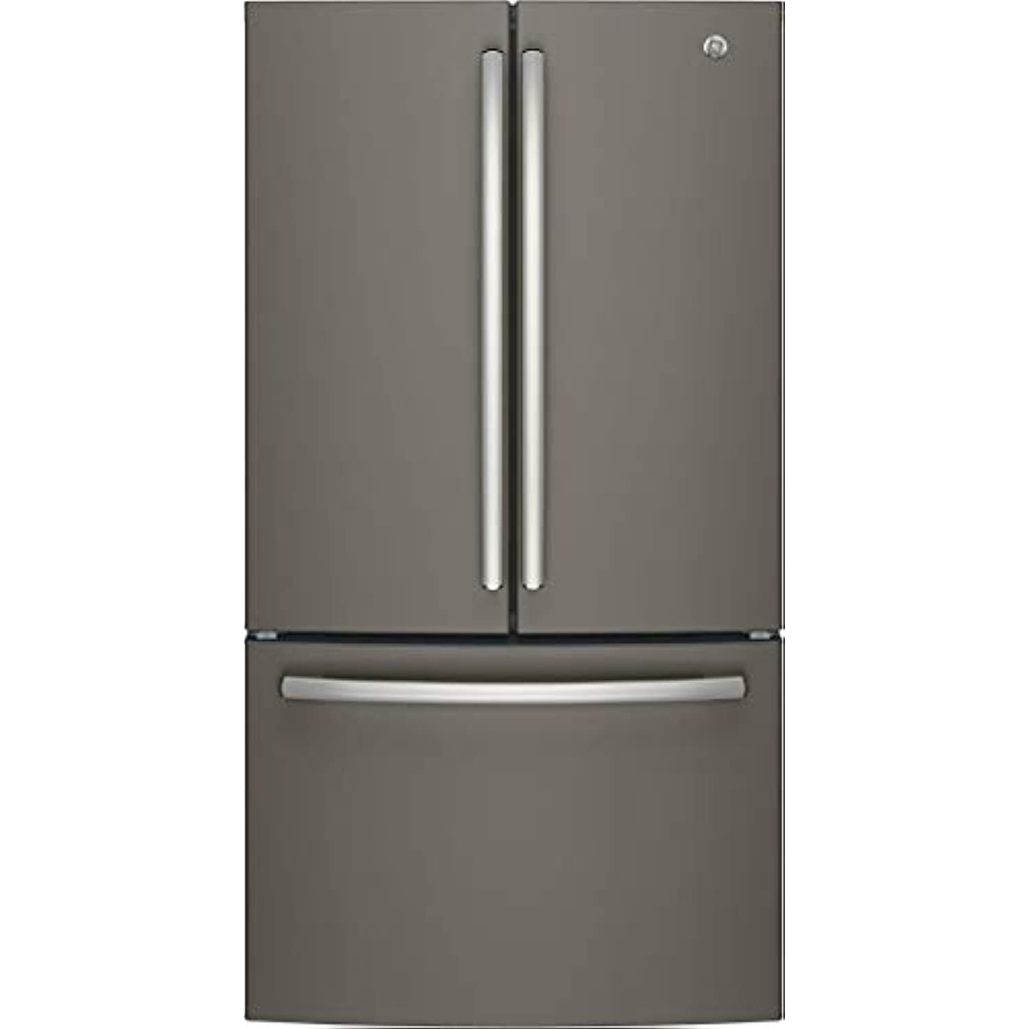 GE GNE27JMMES 36 French Door Refrigerator with 27 cu. ft. Total Capacity in Slate - image 1 of 5