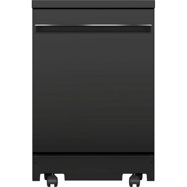 GE GPT225SGLBB 24 inch Energy Star Fully Integrated Portable Dishwasher