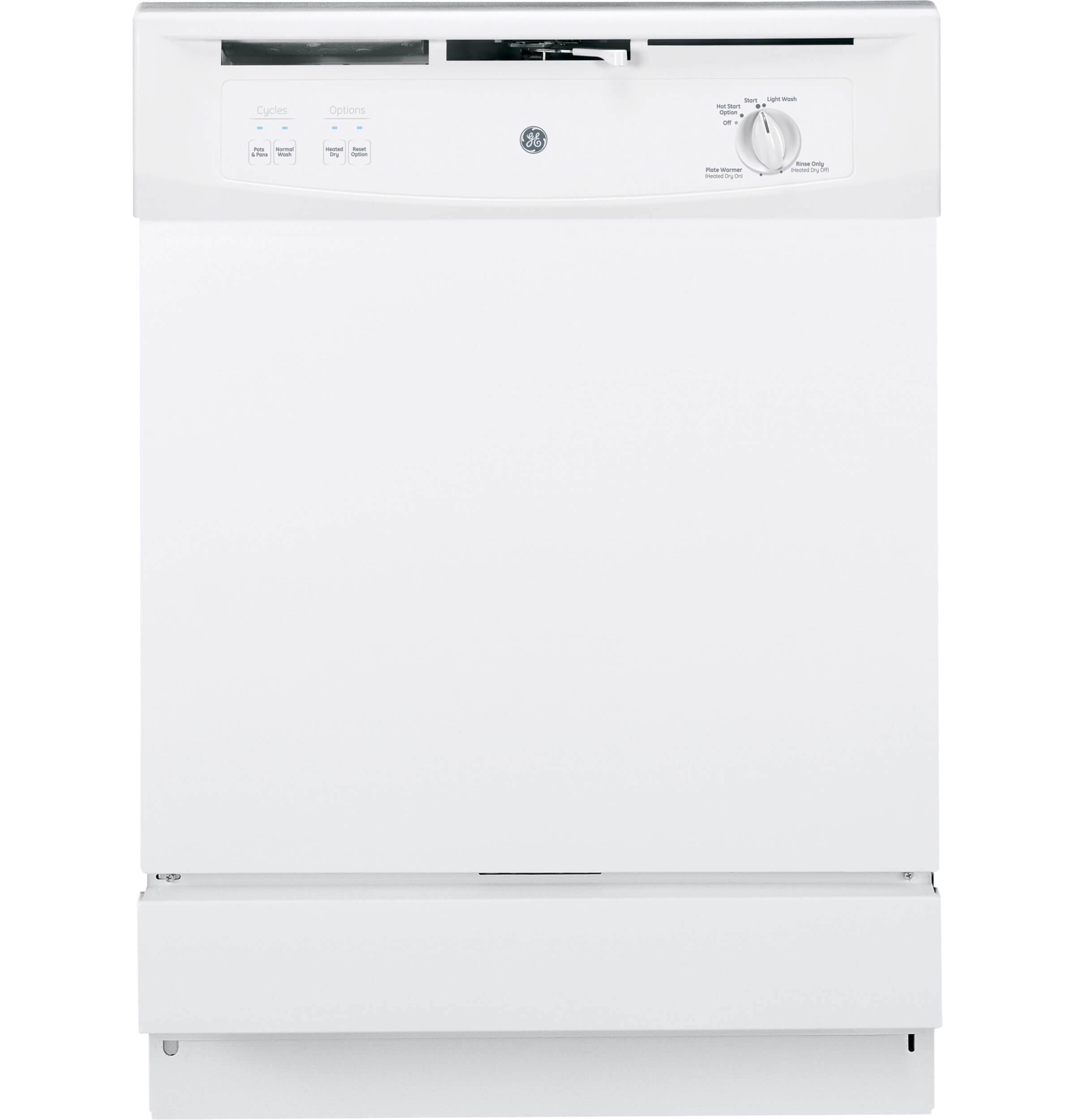 GE GSM2200VWW 64 dB White Under-the-Sink Dishwasher