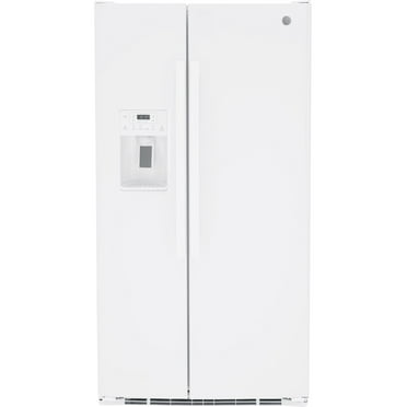 GE APPLIANCES GSS25GGPWW side by side freestanding refrigerator