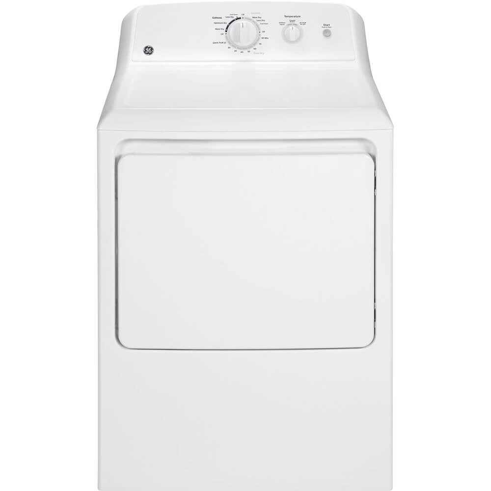 GE GTX22EASKWW 6.2 Cu. Ft. Capacity Aluminized Alloy Drum