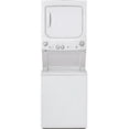 thumbnail image 1 of GE GUD27ESSMWW Unitized Spacemaker 3.8 Washer with Stainless Steel Basket and 5.9 Cu. Ft. Capacity Electric Dryer, White, 1 of 6
