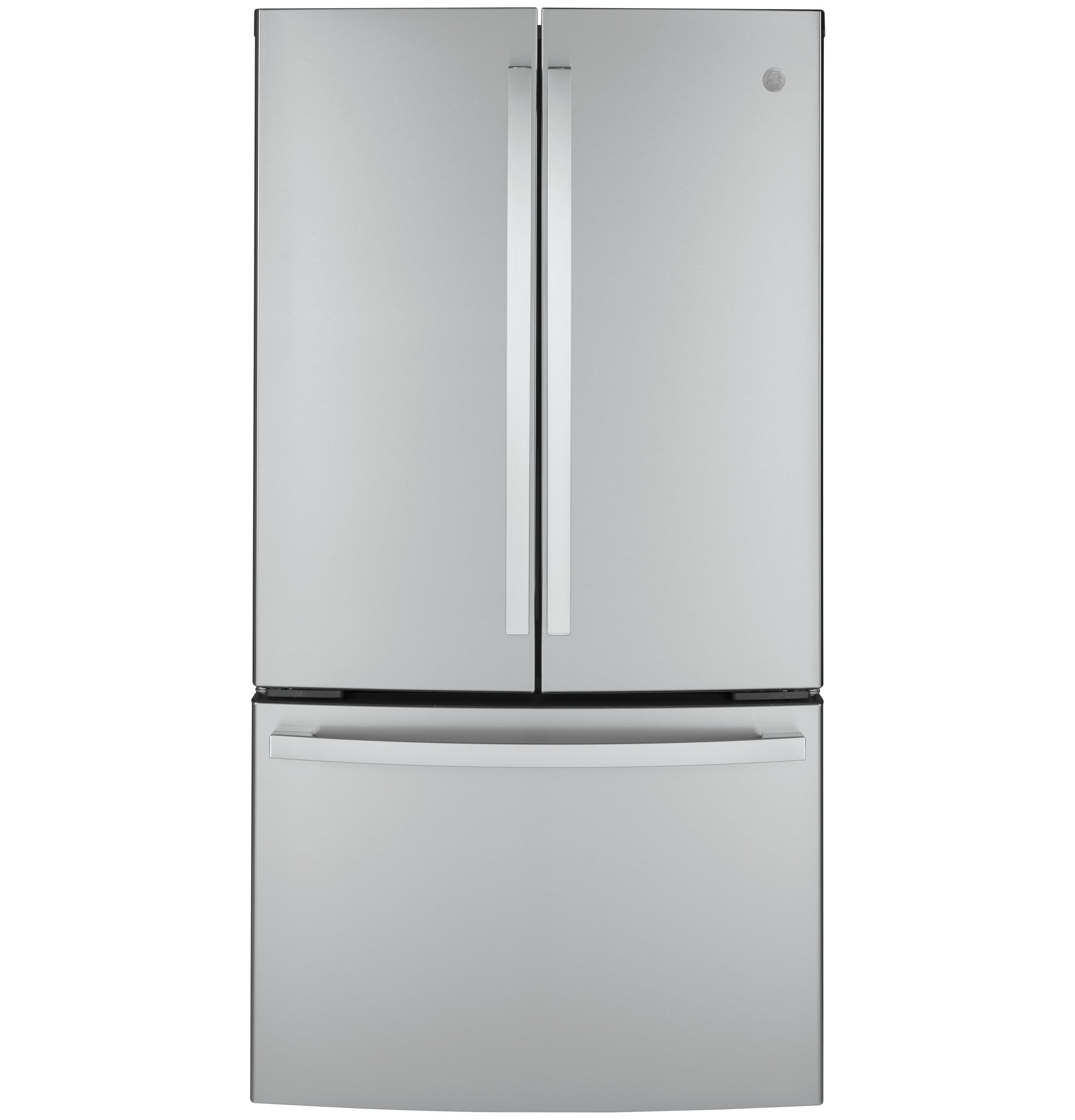 GE FullSize Fridge with Ice Maker, 23.1 Cu. Ft. Stainless Steel