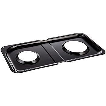 GE General Electric Hotpoint Sears Kenmore Range Stove Cook Top Black Right Side Double Burner Drip Pan - Part# WB34K10009