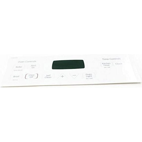 GE Genuine OEM WB27T11014 Refrigerator Oven Control Overlay