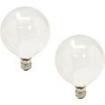 thumbnail image 1 of GE Globe Light Bulbs, Soft White, 40 Watt, Cozy Relaxing Light, Medium Base, Dimmable (2 Pack), 1 of 5
