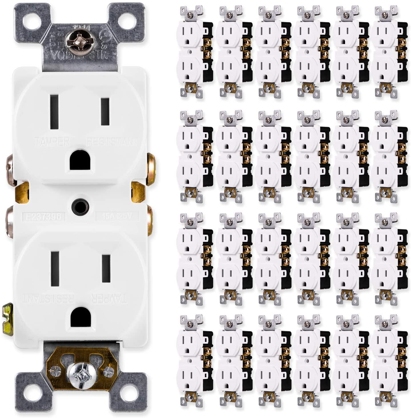 AllTopBargains HH051 36 Pack Outlet Plug Covers Safety Electrical Covers Protectors Baby Child Proof