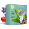 thumbnail image 1 of GE Grow LED Light Bulb, PAR38 Flood Light for Fruits and Flowers, E26 Medium Base, 1pk, 1 of 9