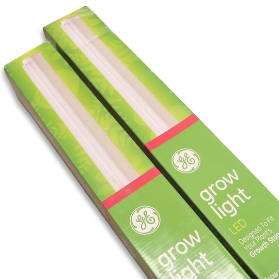 GE Grow Light for Plants -2 Pack- 4Ft Red LED Tube Light For Flowers and Fruit