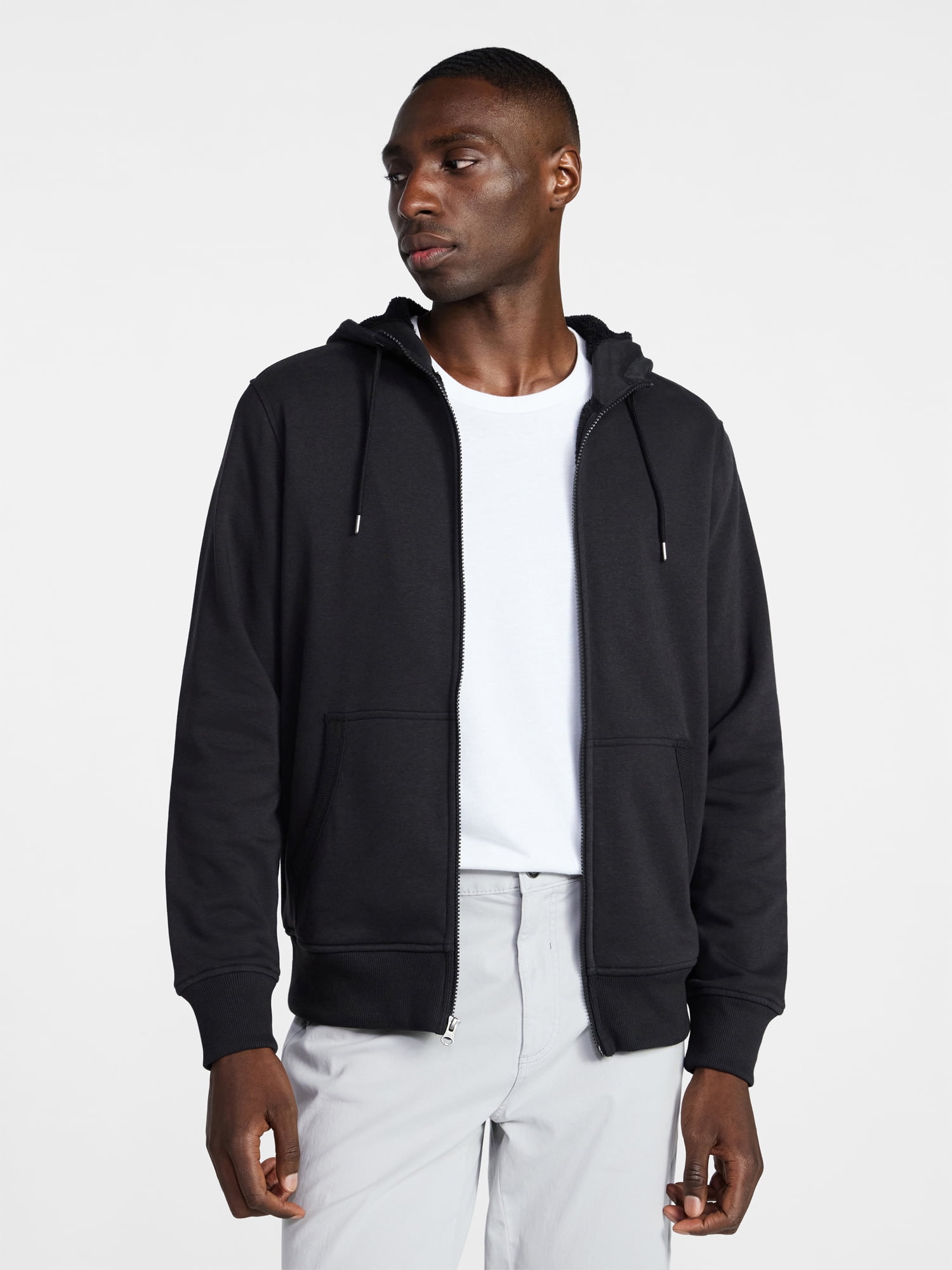George Men's and Big Men's High Pile Fleece Hoodie, Sizes S-3XL