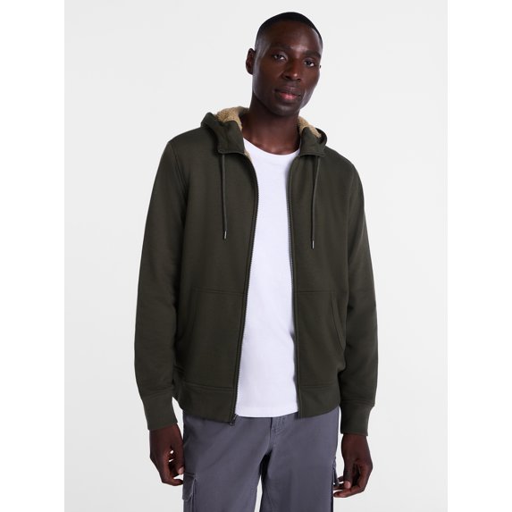 George Men's and Big Men's High Pile Fleece Hoodie, Sizes S-3XL
