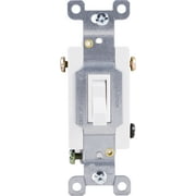 GE Heavy-Duty Grounding 3-Way Toggle Light Switch, 15A, 42161