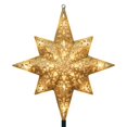 thumbnail image 1 of GE Holiday Classics 11-inch 16-Light Gold Glittered Bethlehem Star Tree Top, 1 of 3