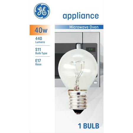 GE Incandescent 40 Watt Soft White S11 Appliance Bulb 1 Pack