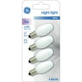 GE Incandescent Night Light Bulbs, 4 Watts, C7 Bulbs, Small Base