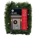 thumbnail image 1 of GE Indoor/Outdoor Pre-lit 25-ft Pine Garland with Color Changing LED Lights 84520LO, 1 of 2