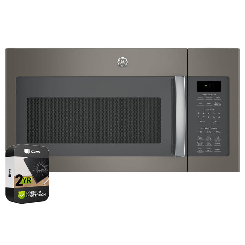 GE JVM6175EKES 1.7 Cu. Ft. OvertheRange Sensor Microwave Oven Slate