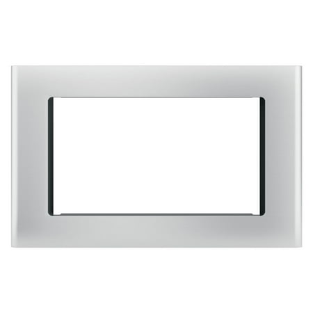 GE - 26.9" Trim Kit for Microwaves - Stainless Steel