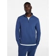 thumbnail image 1 of George Men's Washed Terry Quarter Zip Sweater, Sizes S-3XL, 1 of 5