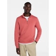 thumbnail image 1 of George Men's Washed Terry Quarter Zip Sweater, Sizes S-3XL, 1 of 5