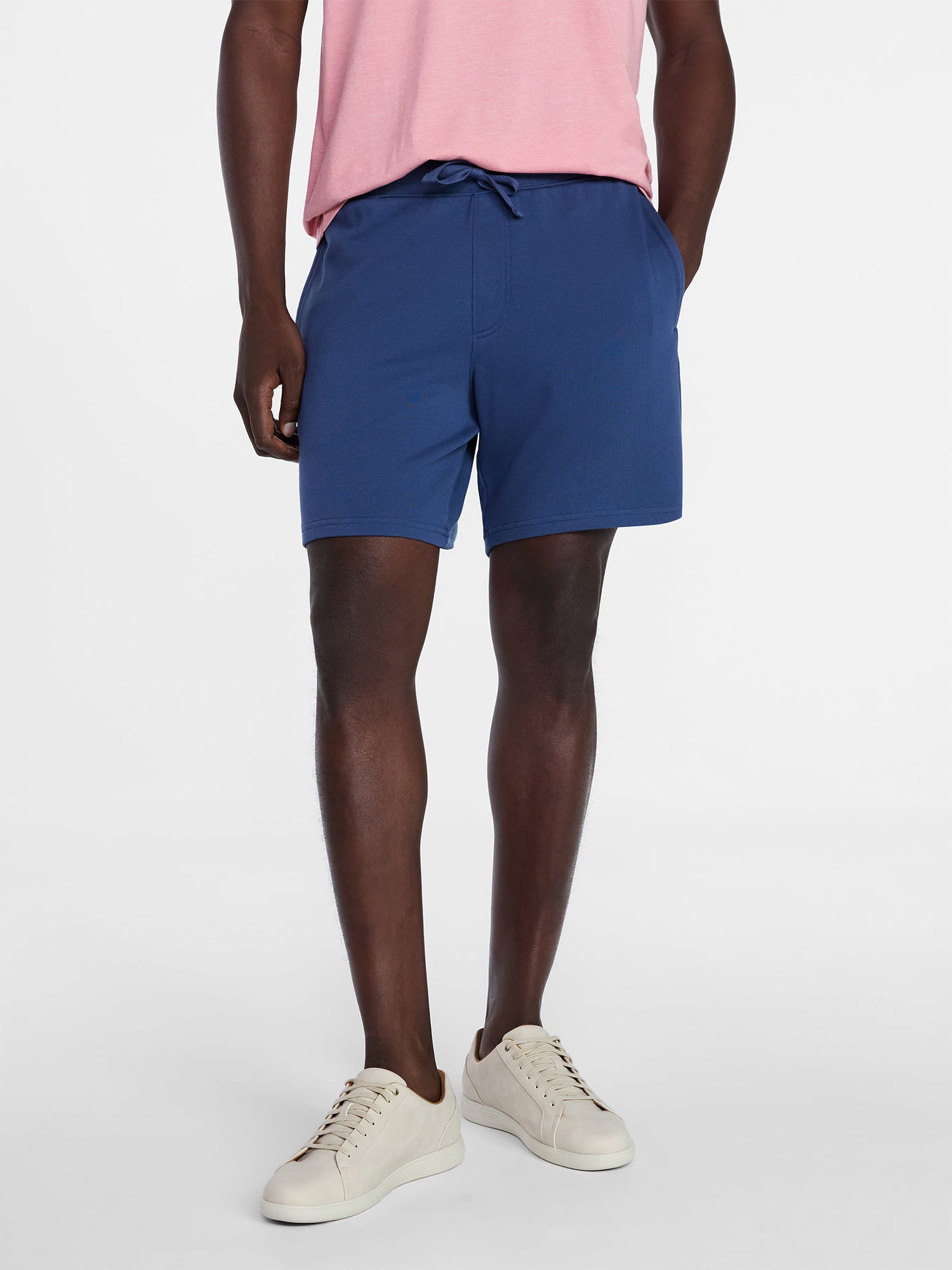 George Men's Washed Terry Shorts 8", Size S-3XL