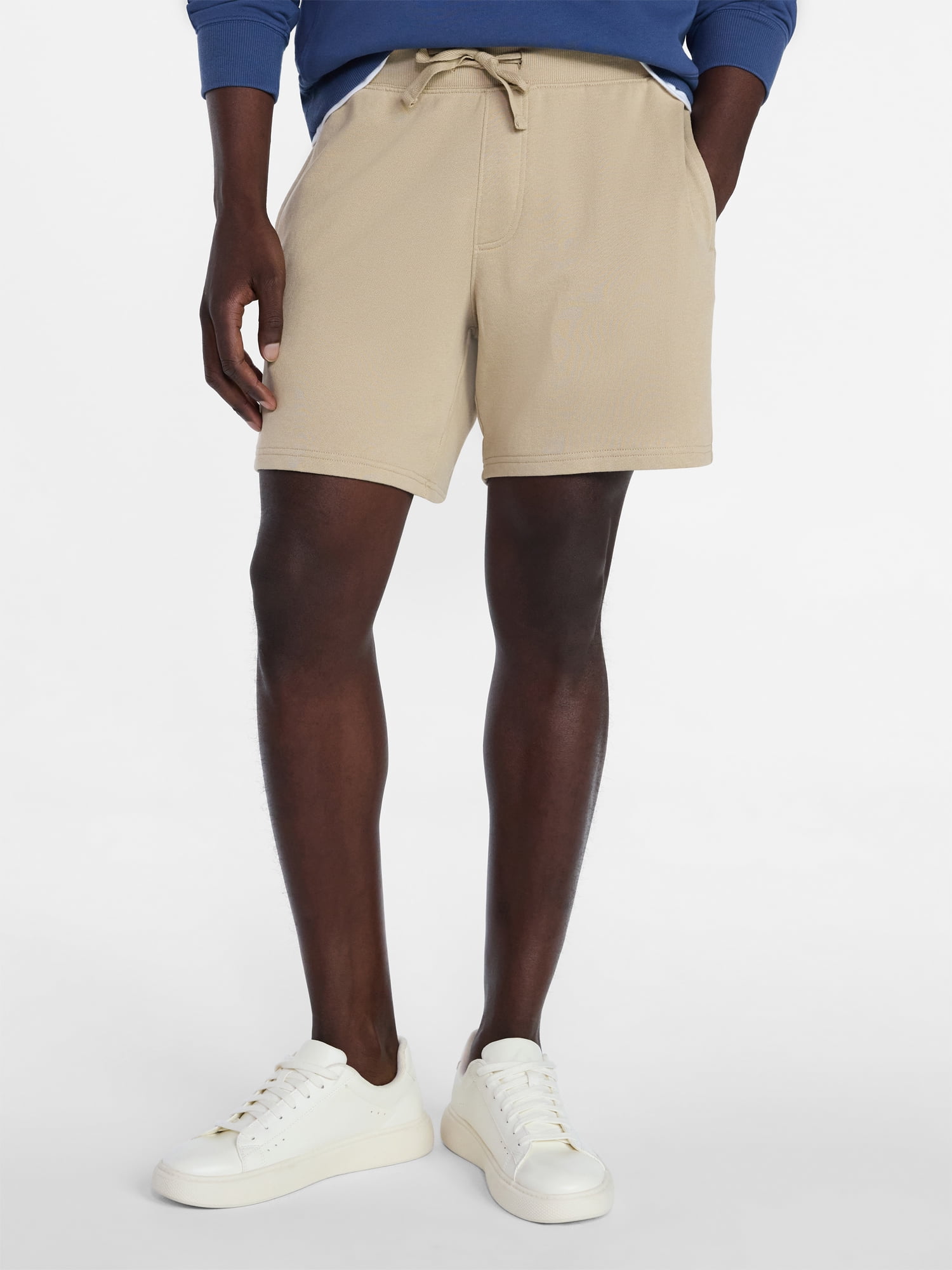 George Men's Washed Terry Shorts 8", Size S-3XL