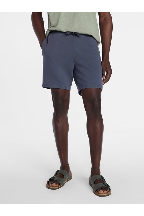 Men's Washed Terry Shorts 8", Size S-3XL