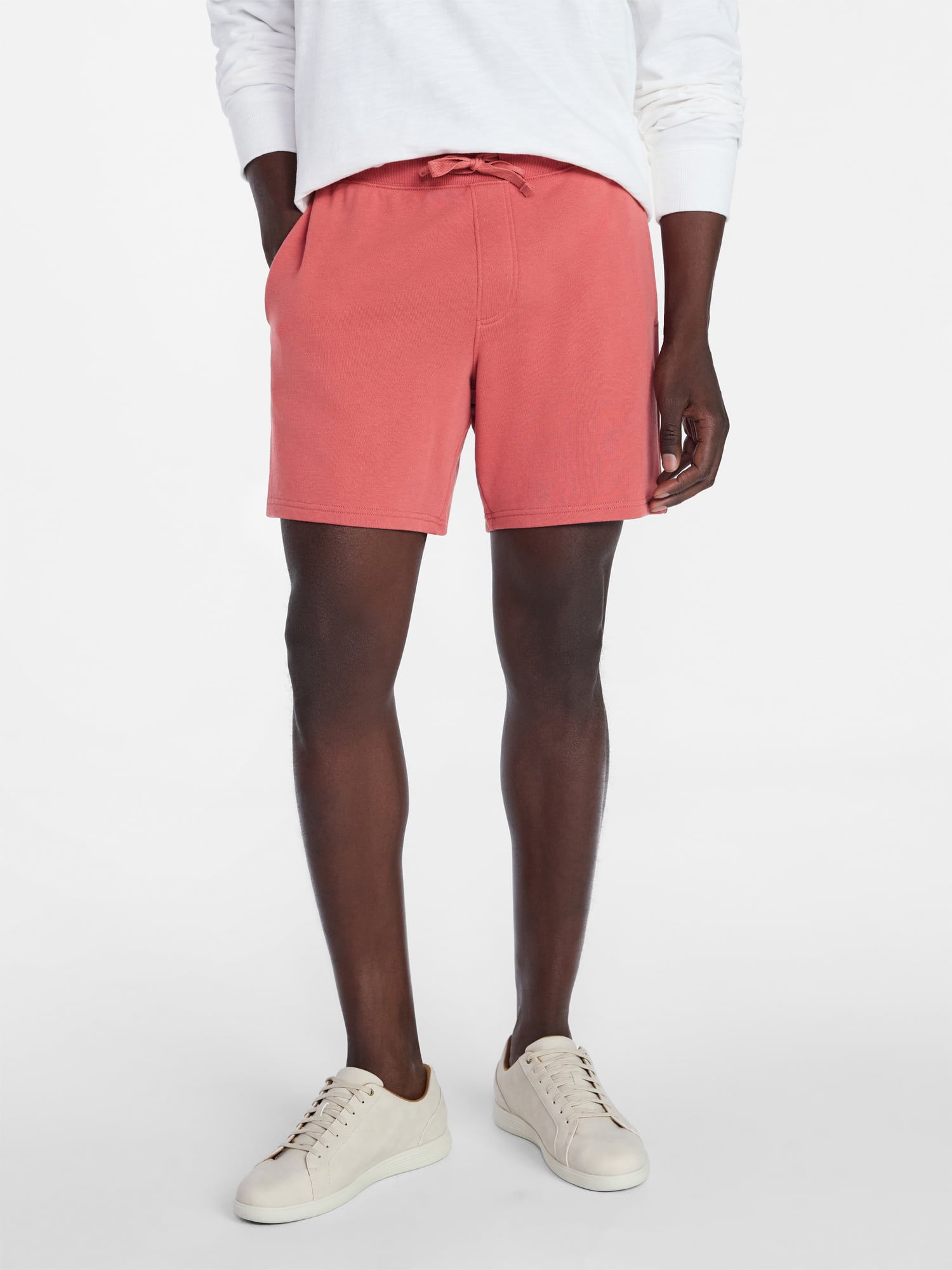 George Men's Washed Terry Shorts 8", Size S-3XL