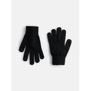 Men's Stretch Knit Touch Tech Gloves, Black