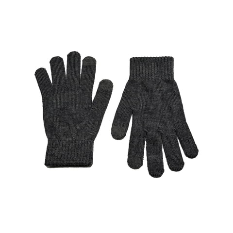 Men's Knit Touch Glove,Charcoal Grey Heather
