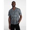 thumbnail image 1 of George Men's Linen Blend Camp Shirt with Short Sleeves, Sizes S-5XL, LT-3XLT, 1 of 5