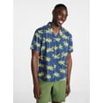 thumbnail image 1 of George Men's Linen Blend Camp Shirt with Short Sleeves, Sizes S-5XL, LT-3XLT, 1 of 4
