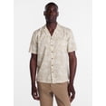 thumbnail image 1 of George Men's Linen Blend Camp Shirt with Short Sleeves, Sizes S-3XL, 1 of 5