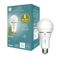 thumbnail image 1 of GE LED+ Backup Battery LED Light Bulb, 60 Watt, Soft White, A21 Bulb, Medium Base, 1 of 11