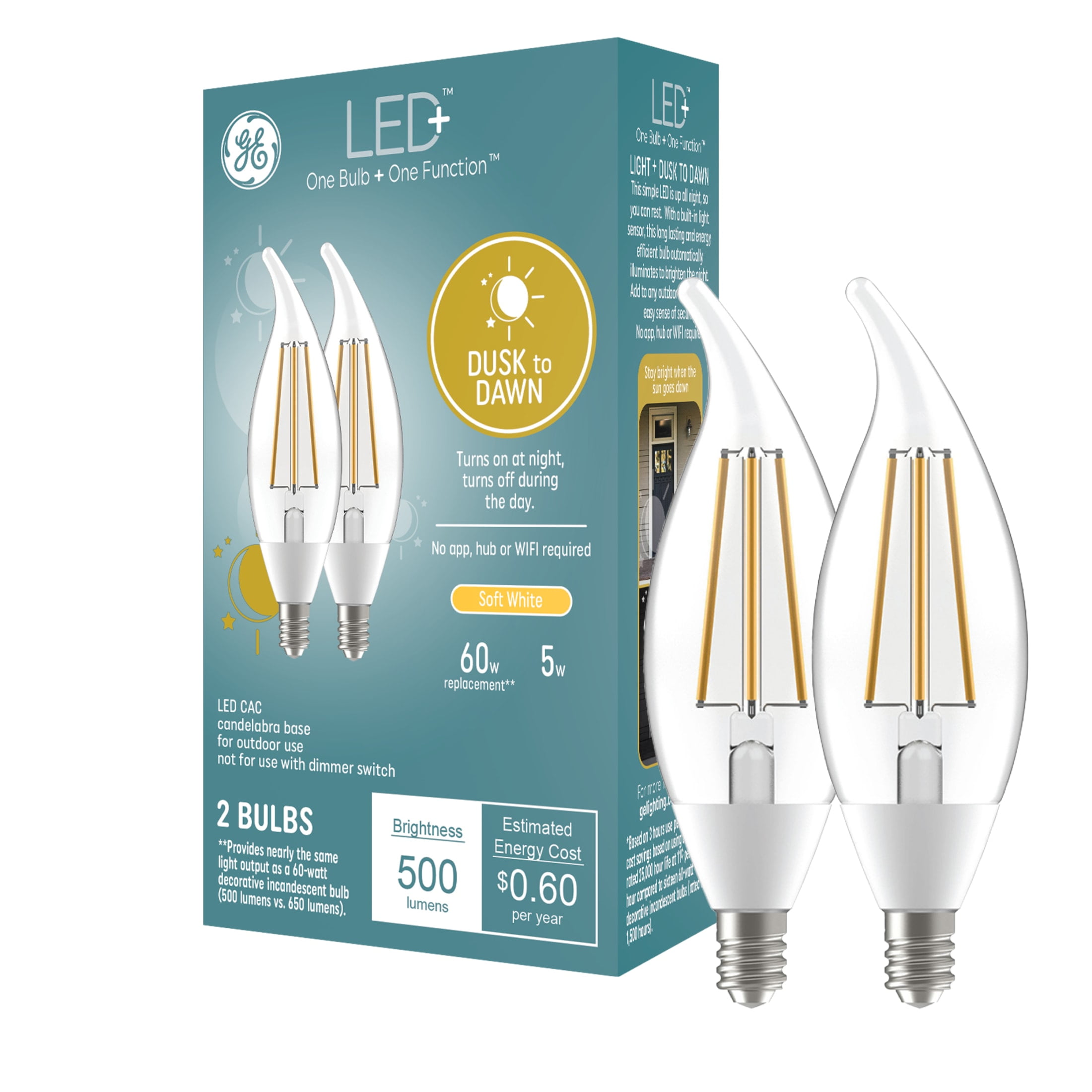 Dusk To Dawn Candelabra Bulb