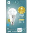 thumbnail image 1 of GE LED+ Dusk to Dawn Light Bulb, Outdoor Security Light, Soft White, 100 Watt Replacement, Medium Base, No Scheduling Required (1 Pack), 1 of 8