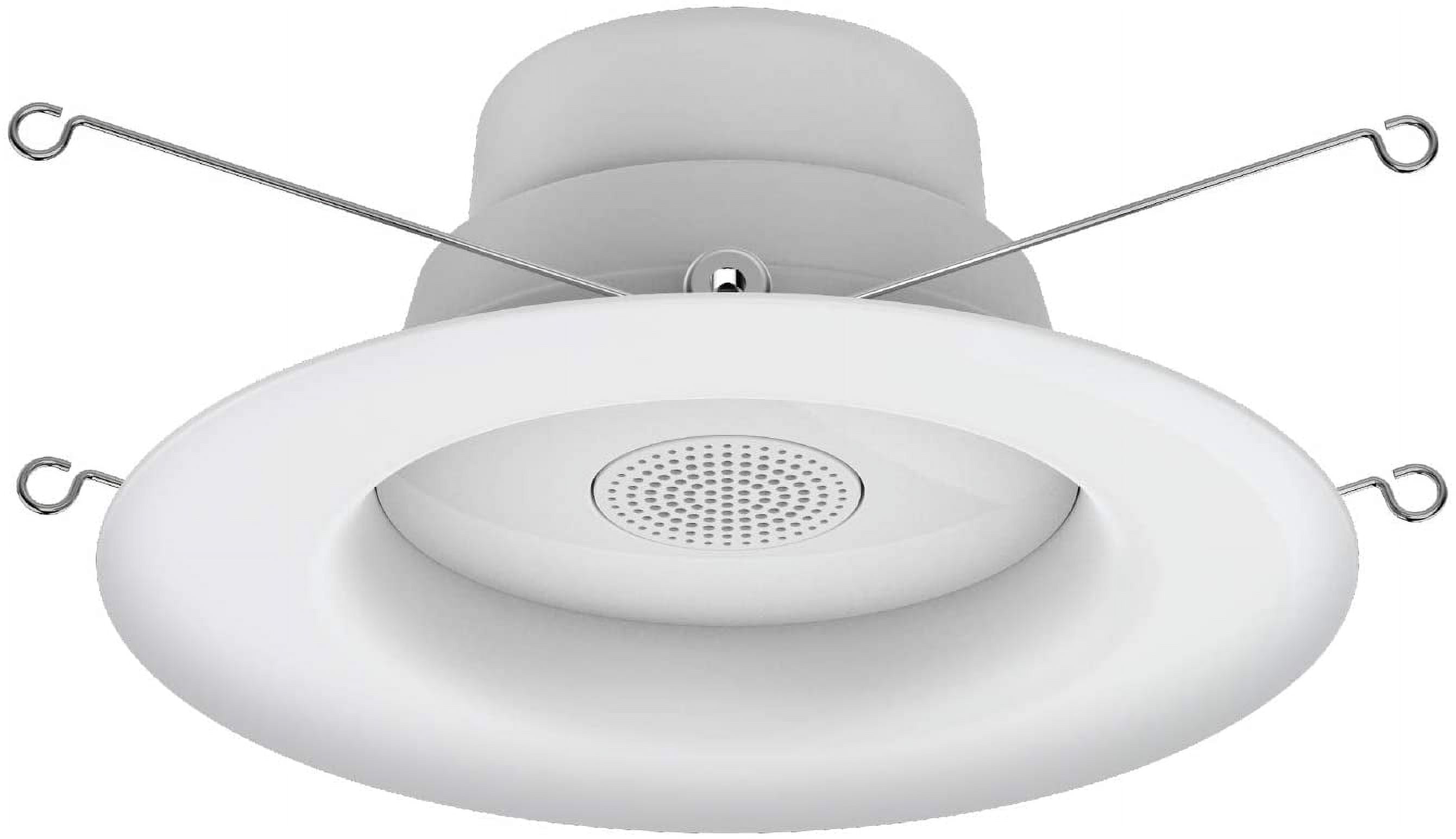 GE LED+ Flood Light with Bluetooth Speaker, 65-Watt Replacement, Soft White, 1-pack