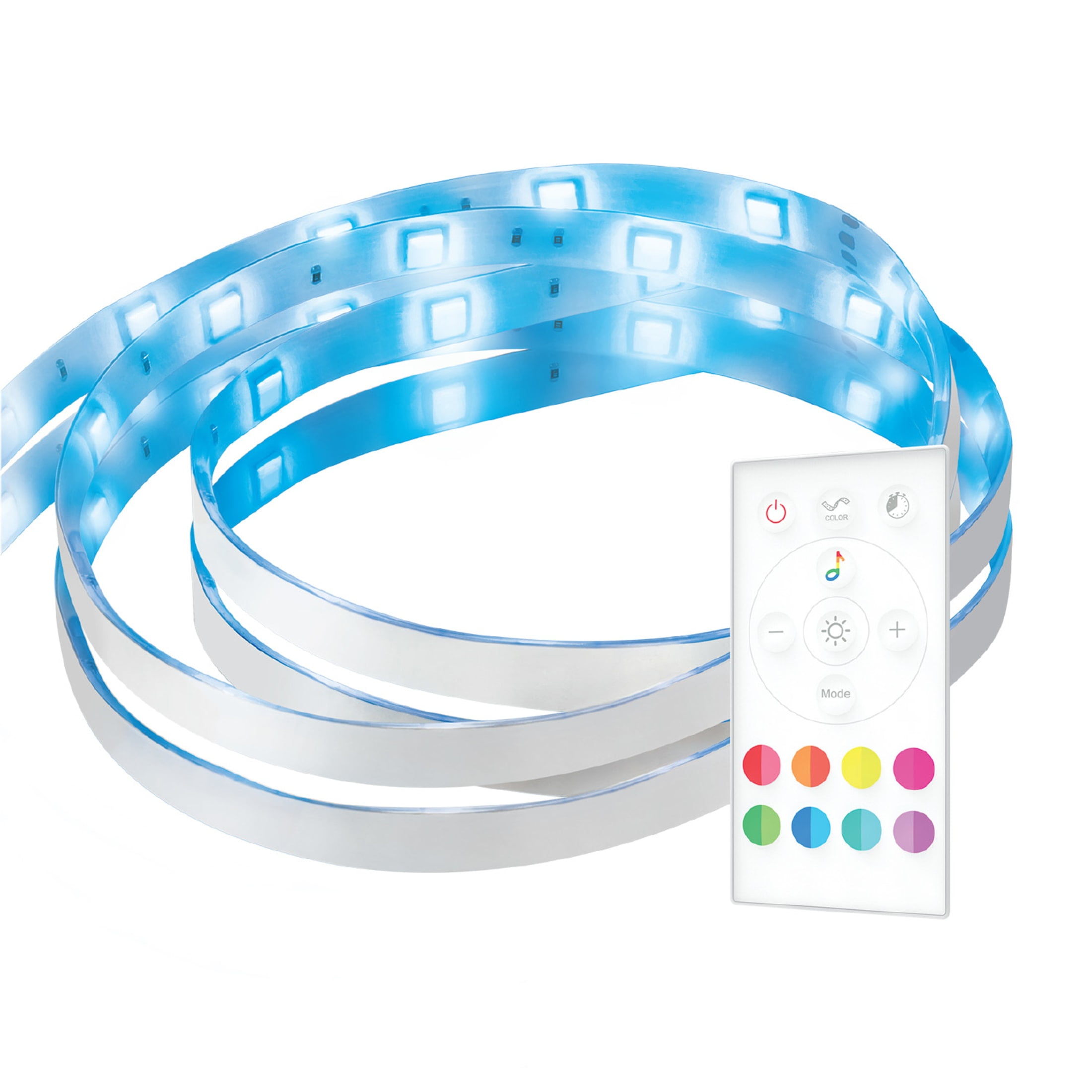 GE LED Color Changing LED Light Strip for Bedroom and Indoor Room Decor 32ft 1pk