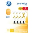 thumbnail image 1 of GE LED Light Bulbs, 100 Watt, Soft White, A19 Bulbs, Medium Base, Clear Finish, 13yr, 4pk, 1 of 9