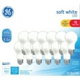 thumbnail image 1 of GE LED Light Bulbs, 60 Watt, Soft White, A19 Bulbs, Medium Base, 13yr, 12pk, 1 of 7
