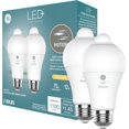 thumbnail image 1 of GE LED+ Motion Sensor LED Light Bulbs, 12W, Outdoor Security Lights, A21, Warm White (2 Pack), 1 of 4
