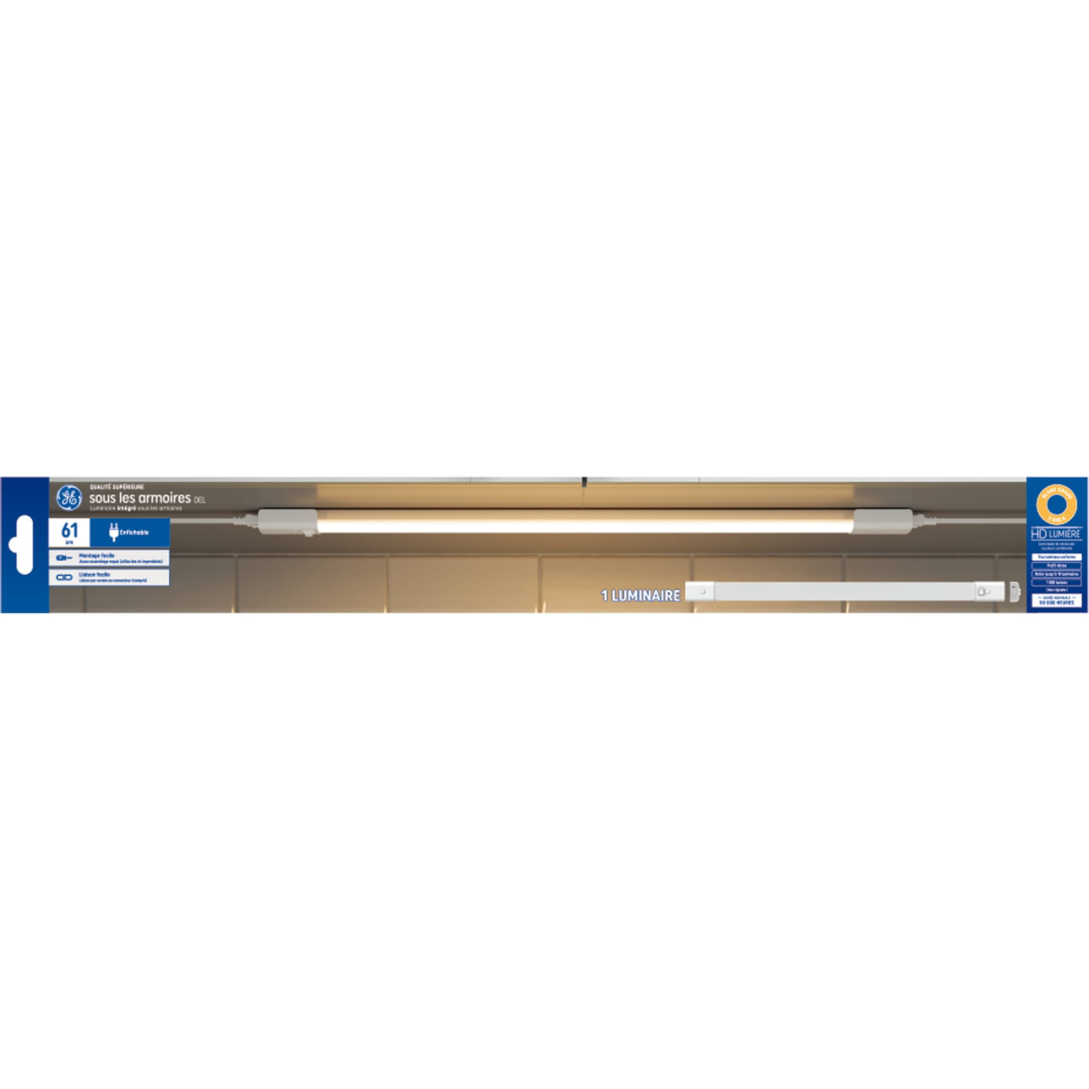 GE 24-Inch Warm White LED Undercabinet Light Fixture