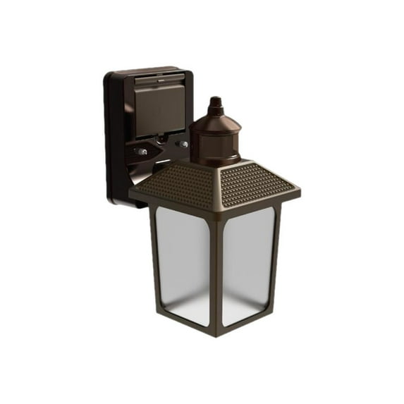 GE LED+ Linkable Motion Outdoor Light Fixture, Soft White, 60-Watt LED Coach Light Replacement, Decorative Porch Lights and Outdoor Wall Lights