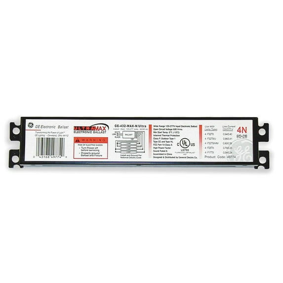 GE LIGHTING 17 to 39 Watts, 1 Lamps, Electronic Ballast