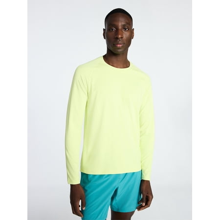 George Men's and Big Men's Rash Guard with Long Sleeves, Sizes S-3XL