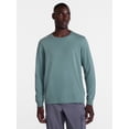 thumbnail image 1 of George Men's and Big Men's Relaxed Fit Cotton Crewneck Tee with Long Sleeves, Size XS-3XL, 1 of 5
