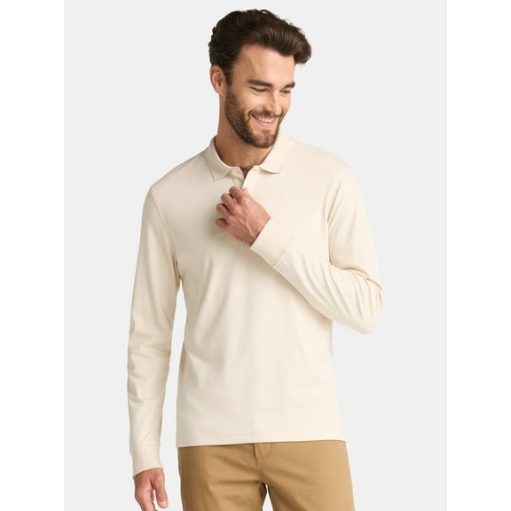 George Men’s and Big Men’s Interlock Polo Shirt, Sizes S-3XL